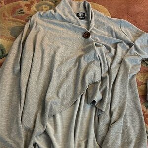 Bobeau Heather Gray Cardigan